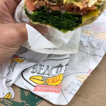 Beach Hut Deli - Santa Barbara w/ gluten free wrap. - Sandwiches Near Me - Tigard, Oregon Beach Hut Deli - Santa Barbara w/ gluten free wrap. - Sandwiches Near Me - Tigard, Oregon