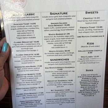 Wara Cafe - Menu - Cafes Near Me - Chino, California Wara Cafe - Menu - Cafes Near Me - Chino, California