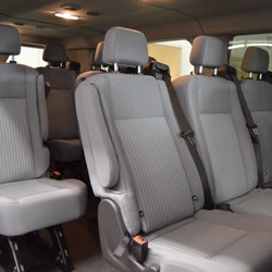 VTI Van Rentals - Ford Transit - these vans are real comfy. The seats recline a little with easy access in and out of the vehicle with aisle in the middle