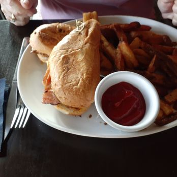 River & Post - Cuban sandwich and burnt french fries - Lounges Near Me - Jacksonville, Florida