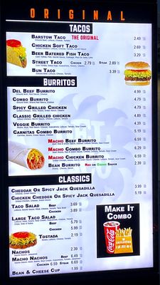 Menu photo 6 Del Taco Barstow, CA