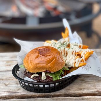 That Burger - That French Burger (upgraded to truffle fries) - Burgers Near Me - Austin, Texas