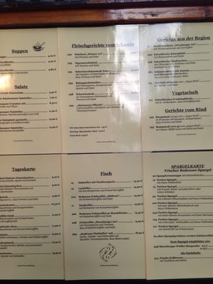 Menu photo 1 Alemannen-Torkel Meersburg, BW