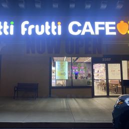 Exterior outside entrance of Tutti Frutti Cafe - Outside Entrance - La Verne, California Exterior outside entrance of Tutti Frutti Cafe - Outside Entrance - La Verne, California