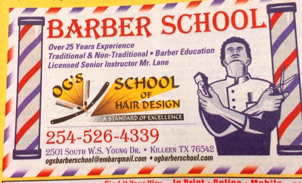 OG’S SCHOOL OF HAIR DESIGN Updated May 2024 2501 S Ws Young Dr