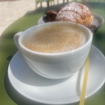 Coffeebar - Cappuccino and a chocolate croissant - Coffee & Tea Near Me - Sunnyvale, California