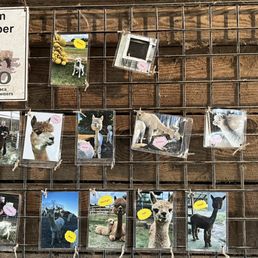 Barn display of farm members