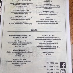 Unusual offerings along with the standard all served with LOVELY customer service!
