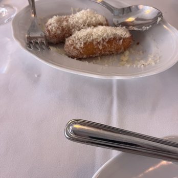 I Sodi - Potato croquette stuffed with Taleggio - Tuscan Near Me - New York, New York I Sodi - Potato croquette stuffed with Taleggio - Tuscan Near Me - New York, New York