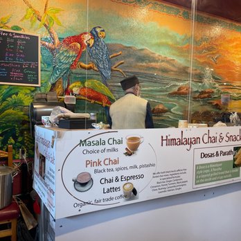 Bali's Himalayan Chai & Salt Snacks Counter - a man working behind the counter - Herbs & Spices Near Me - Seattle, Washington Bali's Himalayan Chai & Salt Snacks Counter - a man working behind the counter - Herbs & Spices Near Me - Seattle, Washington