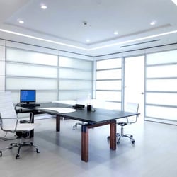 Reliabrite - LED tape and ultra thin can lights provide the perfect work station environment.
