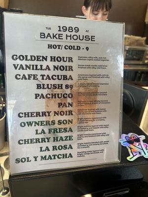 Menu photo 1 1989 Bake House Tucson, AZ Menu photo 1 1989 Bake House Tucson, AZ