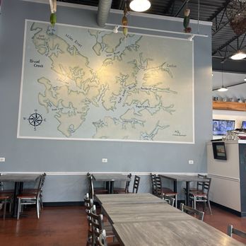 Headwaters Seafood & Grille - Interesting map of the local waterways - Seafood Near Me - Easton, Maryland Headwaters Seafood & Grille - Interesting map of the local waterways - Seafood Near Me - Easton, Maryland