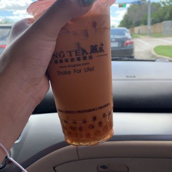Ding Tea Arlington - Thai Milk Tea with Golden boba - Coffee & Tea Near Me - Arlington, Texas