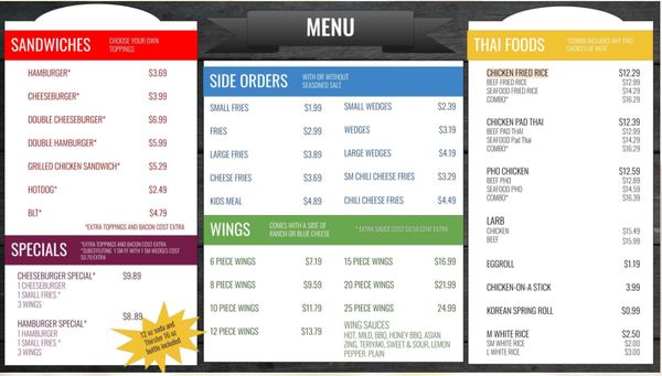 Menu photo 1 Samvay's Wings & Subs Mount Holly, NC Menu photo 1 Samvay's Wings & Subs Mount Holly, NC