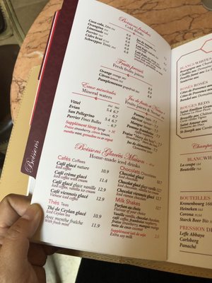Menu photo 8 Carette Paris, 75 Menu photo 8 Carette Paris, 75