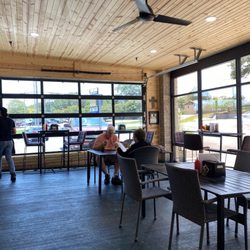 Hoggs Meat Market - New seating area with air conditioners