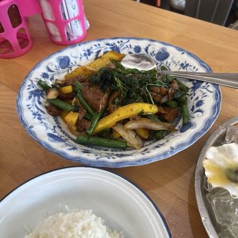 Chiang Rai - Vegetarian Pad Kra Prow (w/mock chicken) - Thai Near Me - Long Beach, California Chiang Rai - Vegetarian Pad Kra Prow (w/mock chicken) - Thai Near Me - Long Beach, California