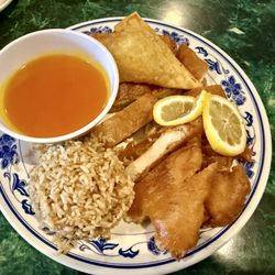 Asian Pearl Chinese Restaurant - Lemon Chicken (#5 on the lunch menu)
