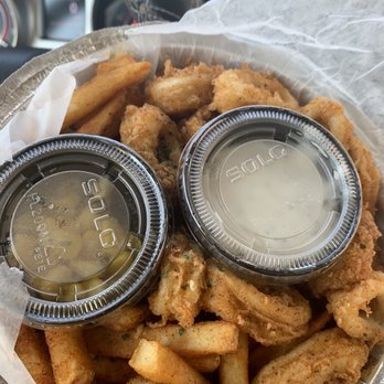 Oceanic Boil - Fried calamari with fries take out - Cajun/Creole Near Me - Rego Park, New York Oceanic Boil - Fried calamari with fries take out - Cajun/Creole Near Me - Rego Park, New York