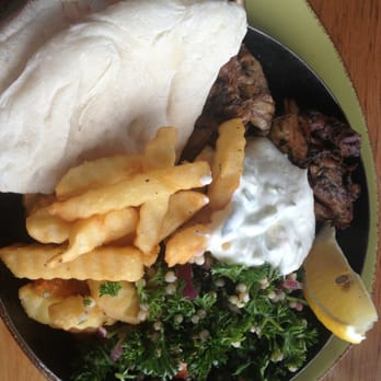 Cargo - Souvlaki plate - Australian Near Me - Docklands, VIC Cargo - Souvlaki plate - Australian Near Me - Docklands, VIC