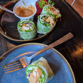 Proud - Summer Rolls with peanut sauce - Thai Near Me - Portland, Oregon Proud - Summer Rolls with peanut sauce - Thai Near Me - Portland, Oregon