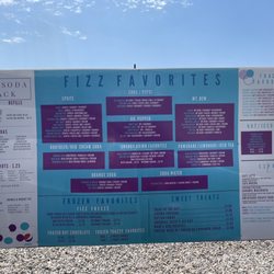 Fizz Soda Shack - Menu