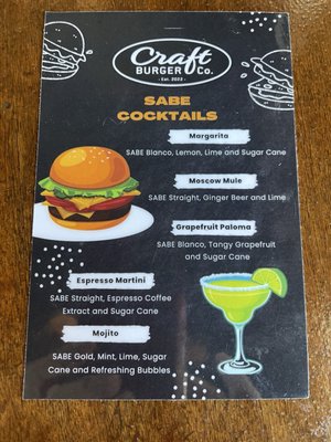 Menu photo 1 Craft Burger Placentia, CA