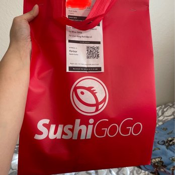 Sushi Go Go - To go bag - Sushi Bars Near Me - San Francisco, California Sushi Go Go - To go bag - Sushi Bars Near Me - San Francisco, California