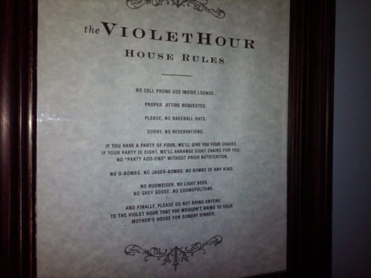 The Violet Hour by null