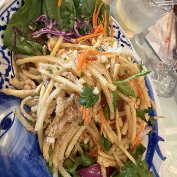 Top Thai Cuisine - Ta da! Rena's Bamboo sheet salad. You gotta try the deliciousness - Thai Near Me - Northridge, California Top Thai Cuisine - Ta da! Rena's Bamboo sheet salad. You gotta try the deliciousness - Thai Near Me - Northridge, California