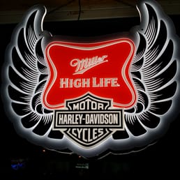 a harley high life sign a harley high life sign