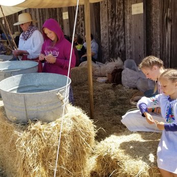 Fort Ross State Historic Park - Russian Festival August 2018. Learning how to weave baskets. - Parks Near Me - Jenner, California