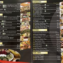 Yaba Mediterranean Grill - Menu