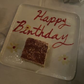 Avanti Restaurant - Birthday Tiramisu - Italian Near Me - Dallas, Texas Avanti Restaurant - Birthday Tiramisu - Italian Near Me - Dallas, Texas