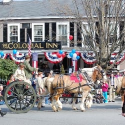 Battle of Lexington and Concord Re-enactment - Canon was towed to North Bridge.