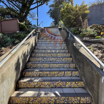 The 16th Avenue Tiled Steps - Top of staircase - Local Flavor Near Me - San Francisco, California The 16th Avenue Tiled Steps - Top of staircase - Local Flavor Near Me - San Francisco, California