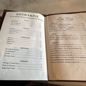 Bar Blanc - Cocktail and wine menu - Cocktail Bars Near Me - Atlanta, Georgia Bar Blanc - Cocktail and wine menu - Cocktail Bars Near Me - Atlanta, Georgia