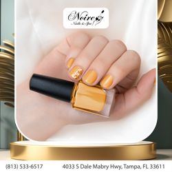 Noire Nails & Spa - Sleigh the holidays with festive nail art! We'll make your nails merry and bright from reindeer. Book your appointment now!