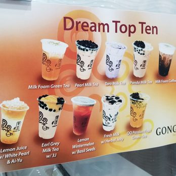 Gong Cha - Top Ten beverages - Bubble Tea Near Me - Gardena, California