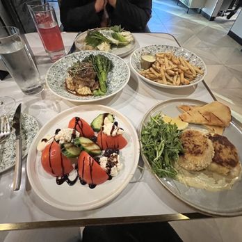 Dusk Lounge - Greek salad, crab cakes, truffle fries, short rib, caesar salad - Mediterranean Near Me - Indianapolis, Indiana
