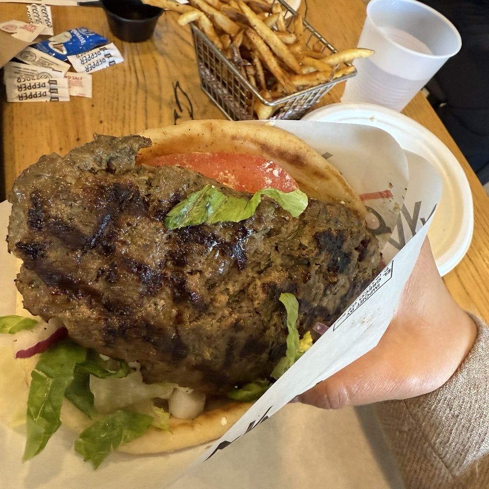 Plaka Grill - Bifteki Wrap - Greek Near Me - Vienna, Virginia