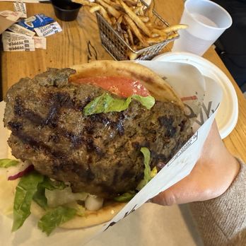 Plaka Grill - Bifteki Wrap - Greek Near Me - Vienna, Virginia