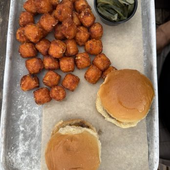 BrewDog - Mini cheeseburgers and sweet potato tots - Beer Bar Near Me - Las Vegas, Nevada BrewDog - Mini cheeseburgers and sweet potato tots - Beer Bar Near Me - Las Vegas, Nevada