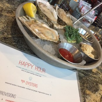 Plank Provisions - You gotta love their Happy Hour! Monday-Saturday 3-6:30 & Sunday noon-8:00! Oh check in on Yelp get 3 oysters free! - Seafood Near Me - Omaha, Nebraska