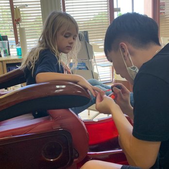 Loann's Nail Salon - He does so well with my nails and toes that my daughter requests him as well. Tiger stripes for her today! - Nail Salons Near Me - Riverside, California Loann's Nail Salon - He does so well with my nails and toes that my daughter requests him as well. Tiger stripes for her today! - Nail Salons Near Me - Riverside, California