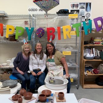Get Centered Clay Studio - Birthday party on the wheel - Art Schools Near Me - La Mesa, California