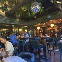 Inside restaurant seating and bar wonderful vibe!