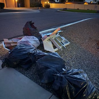 Husbands 2 Go - Debris Doug left in our driveway - Handyman Near Me - Gilbert, Arizona