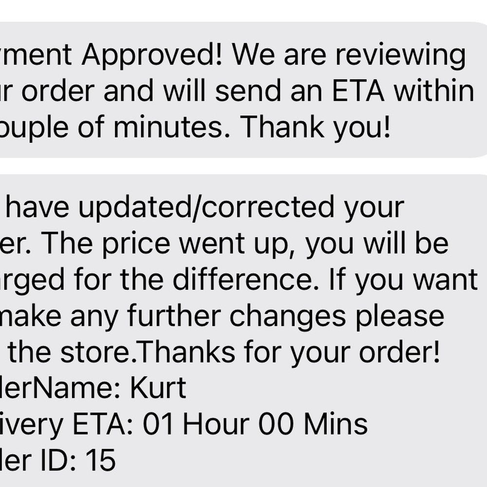 Jet's Pizza - Text from jets confirming order went through - Pizza Near Me - Grand Rapids, Michigan Jet's Pizza - Text from jets confirming order went through - Pizza Near Me - Grand Rapids, Michigan